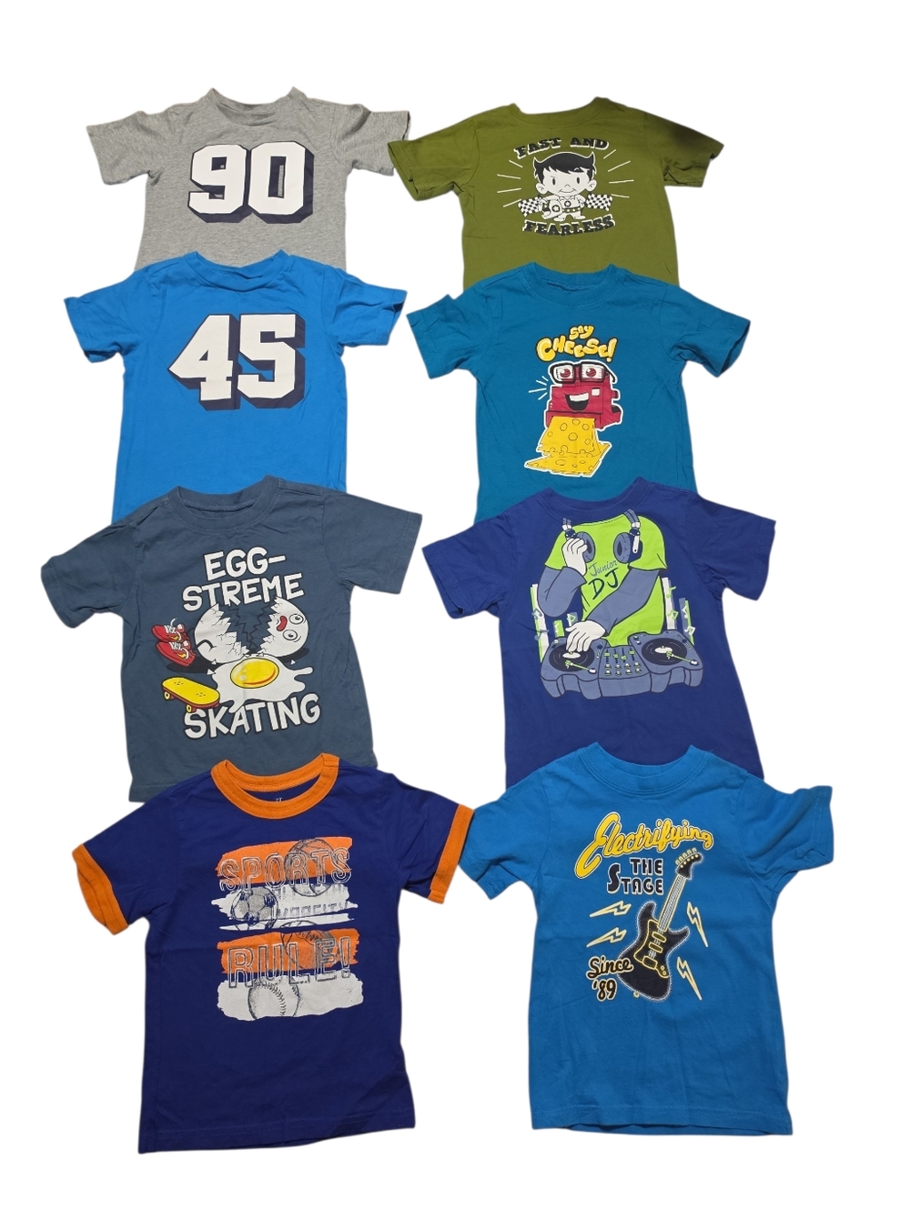 Bundle Lot Toddler Boys Short Sleeve Shirts Size 2T - Picture 2 of 7